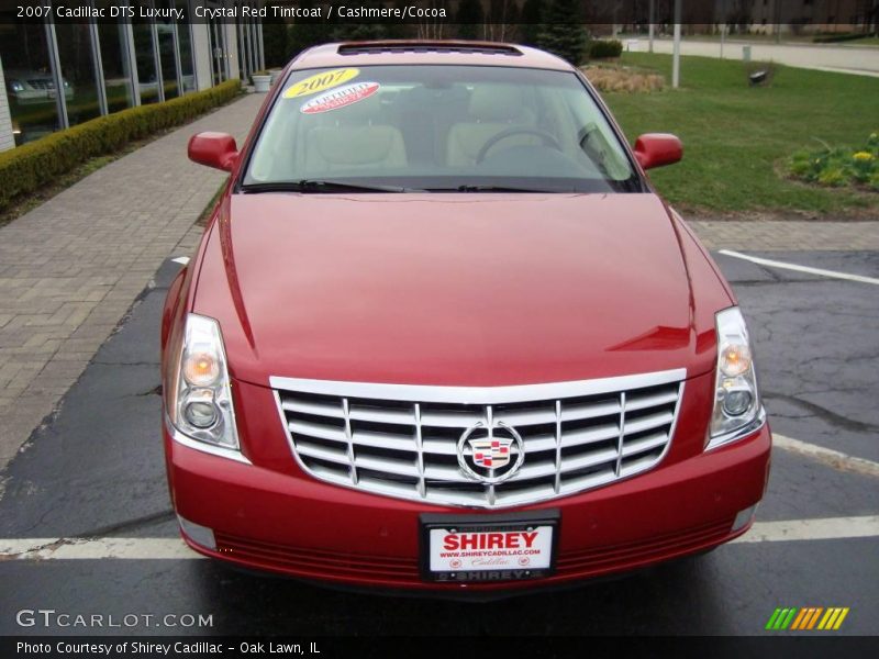 Crystal Red Tintcoat / Cashmere/Cocoa 2007 Cadillac DTS Luxury