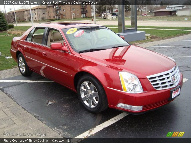 Crystal Red Tintcoat / Cashmere/Cocoa 2007 Cadillac DTS Luxury