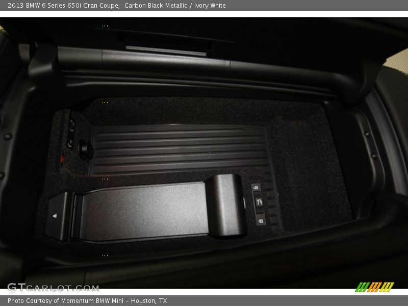 Carbon Black Metallic / Ivory White 2013 BMW 6 Series 650i Gran Coupe