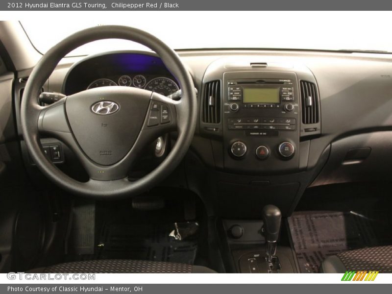 Dashboard of 2012 Elantra GLS Touring