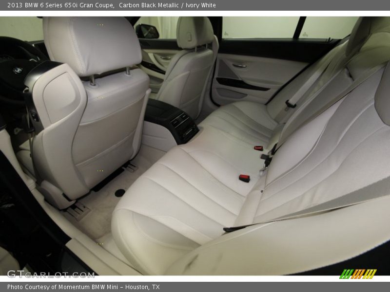 Rear Seat of 2013 6 Series 650i Gran Coupe
