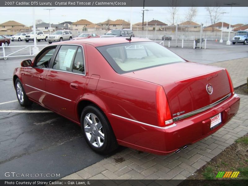 Crystal Red Tintcoat / Cashmere/Cocoa 2007 Cadillac DTS Luxury