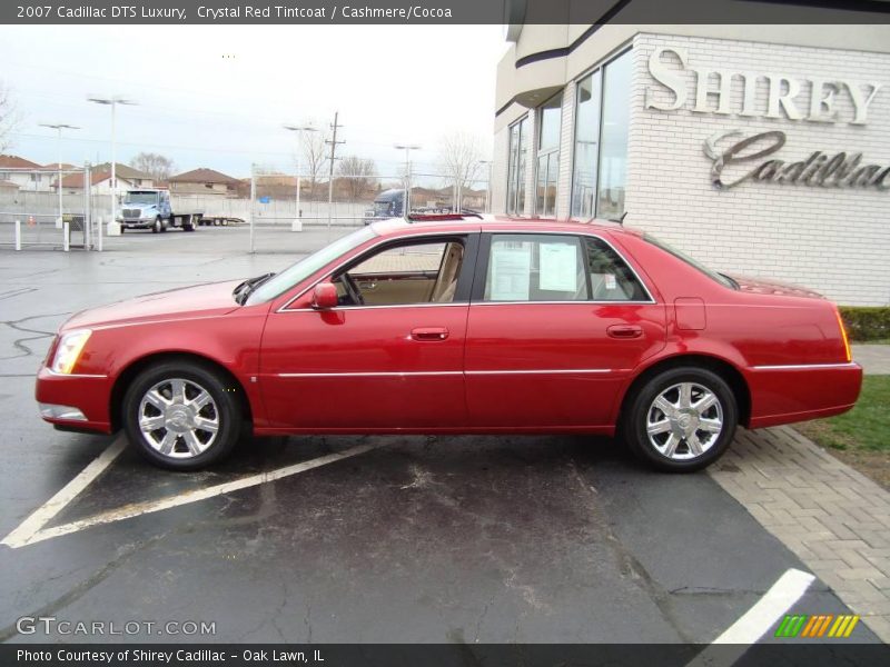 Crystal Red Tintcoat / Cashmere/Cocoa 2007 Cadillac DTS Luxury