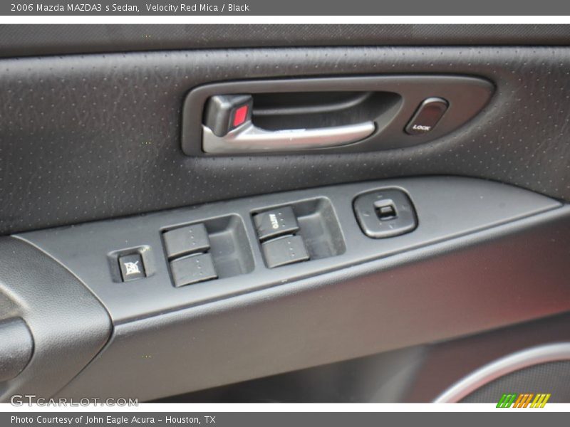 Velocity Red Mica / Black 2006 Mazda MAZDA3 s Sedan