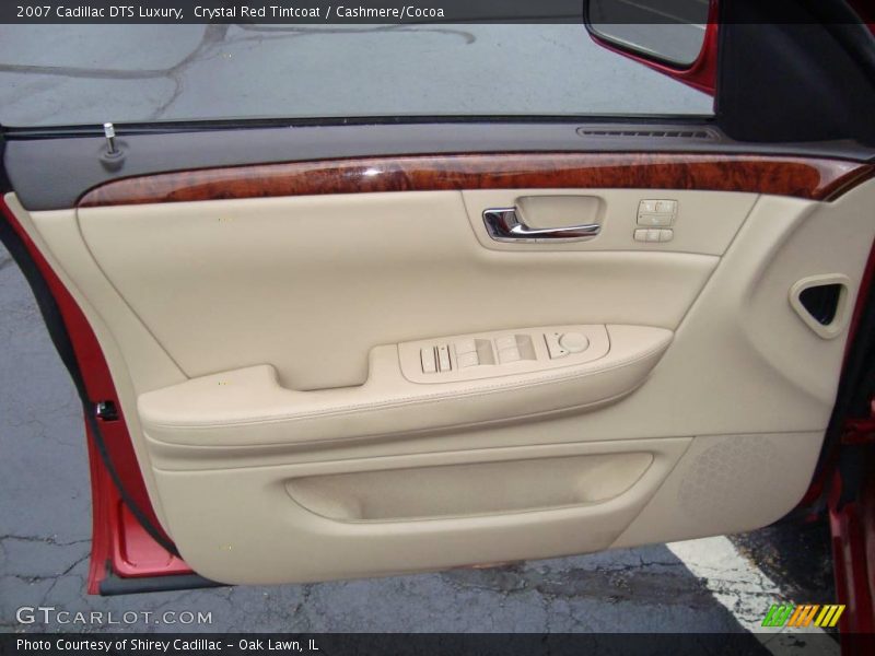 Crystal Red Tintcoat / Cashmere/Cocoa 2007 Cadillac DTS Luxury