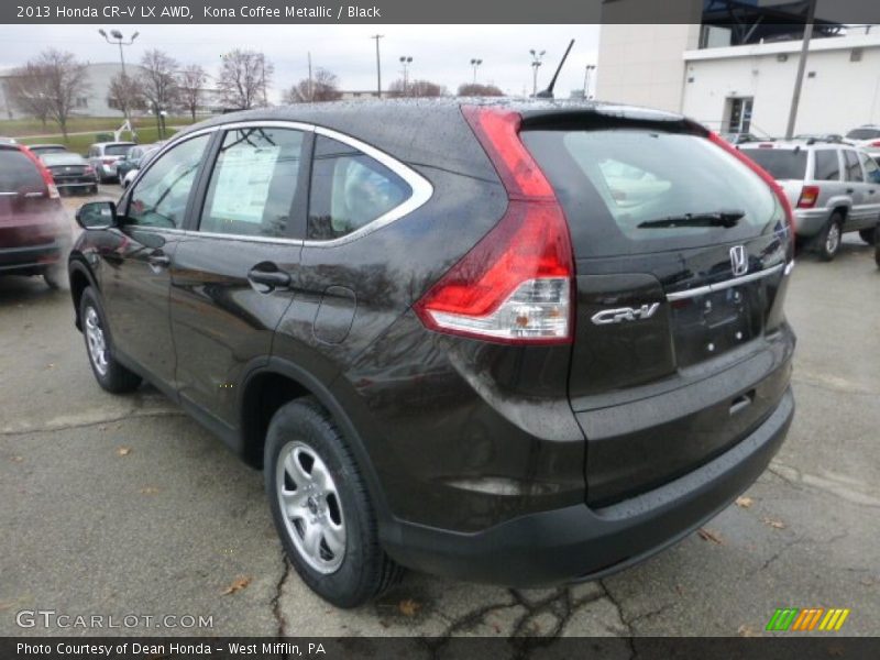 Kona Coffee Metallic / Black 2013 Honda CR-V LX AWD