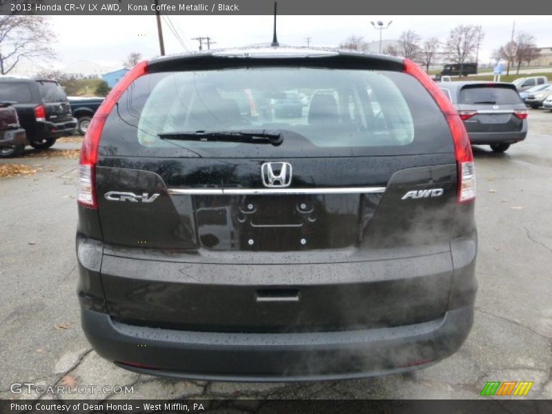 Kona Coffee Metallic / Black 2013 Honda CR-V LX AWD
