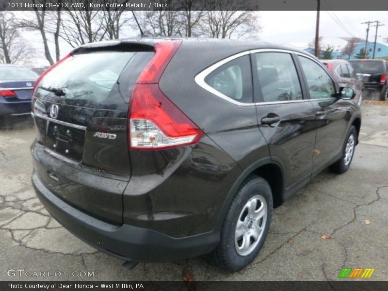 Kona Coffee Metallic / Black 2013 Honda CR-V LX AWD