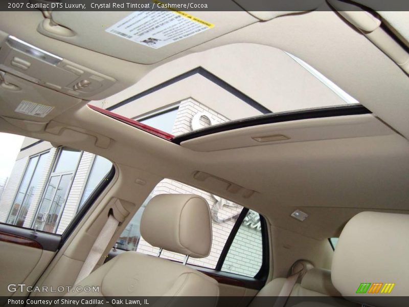 Crystal Red Tintcoat / Cashmere/Cocoa 2007 Cadillac DTS Luxury