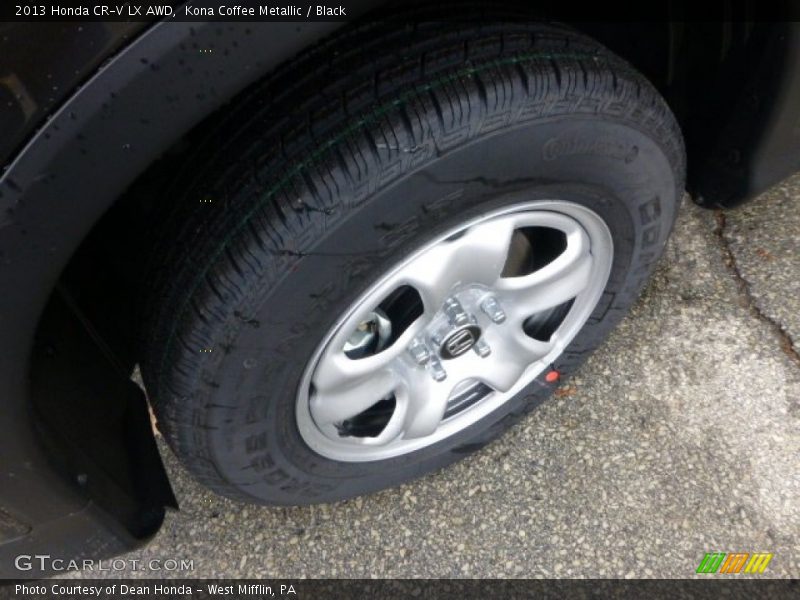 Kona Coffee Metallic / Black 2013 Honda CR-V LX AWD