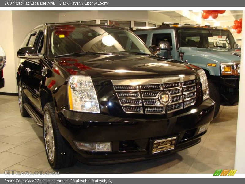 Black Raven / Ebony/Ebony 2007 Cadillac Escalade AWD