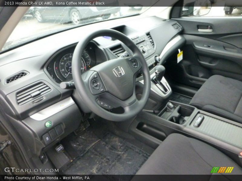 Black Interior - 2013 CR-V LX AWD 