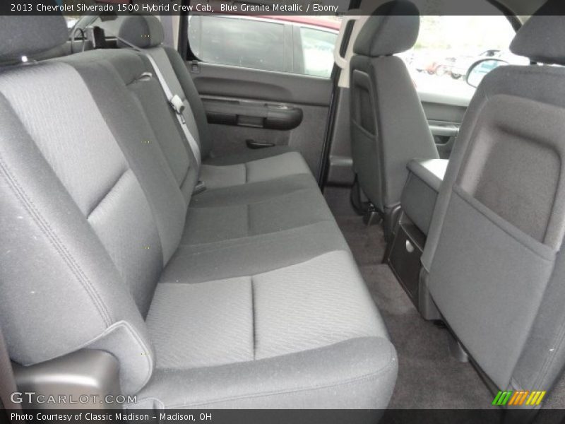 Rear Seat of 2013 Silverado 1500 Hybrid Crew Cab