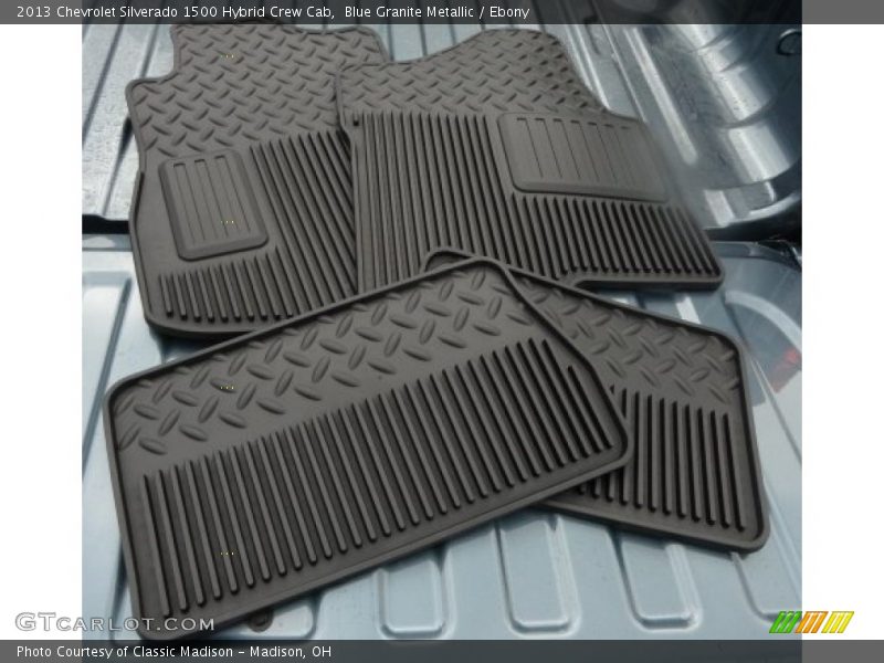 Blue Granite Metallic / Ebony 2013 Chevrolet Silverado 1500 Hybrid Crew Cab