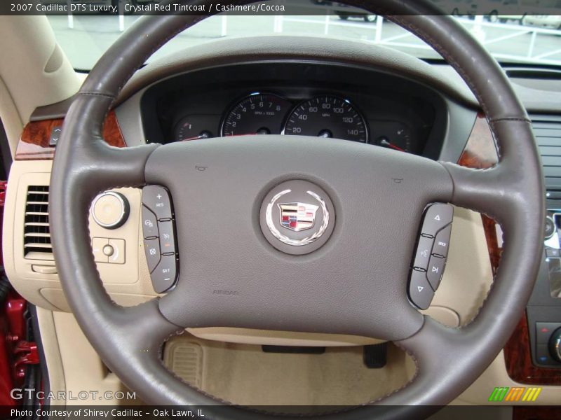 Crystal Red Tintcoat / Cashmere/Cocoa 2007 Cadillac DTS Luxury