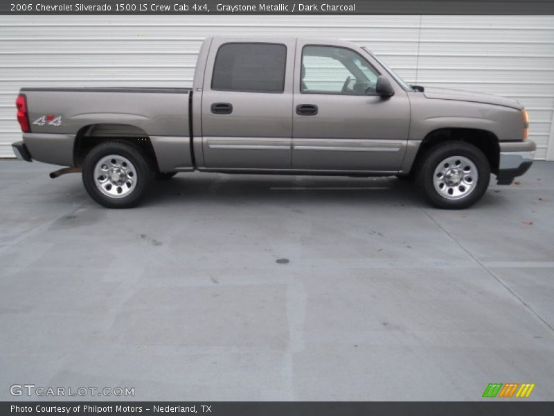 Graystone Metallic / Dark Charcoal 2006 Chevrolet Silverado 1500 LS Crew Cab 4x4