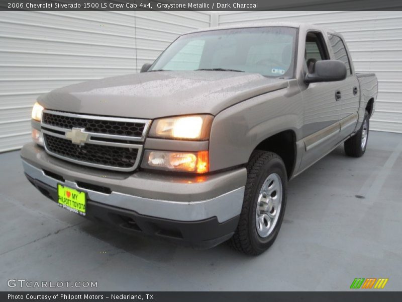 Graystone Metallic / Dark Charcoal 2006 Chevrolet Silverado 1500 LS Crew Cab 4x4