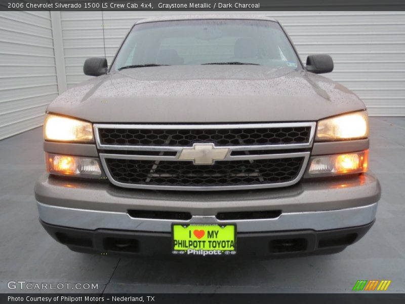 Graystone Metallic / Dark Charcoal 2006 Chevrolet Silverado 1500 LS Crew Cab 4x4