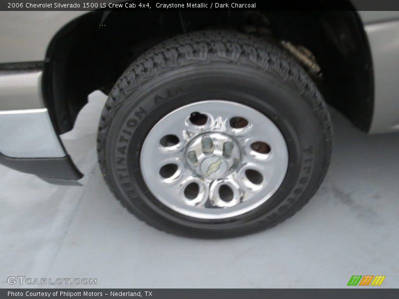 Graystone Metallic / Dark Charcoal 2006 Chevrolet Silverado 1500 LS Crew Cab 4x4