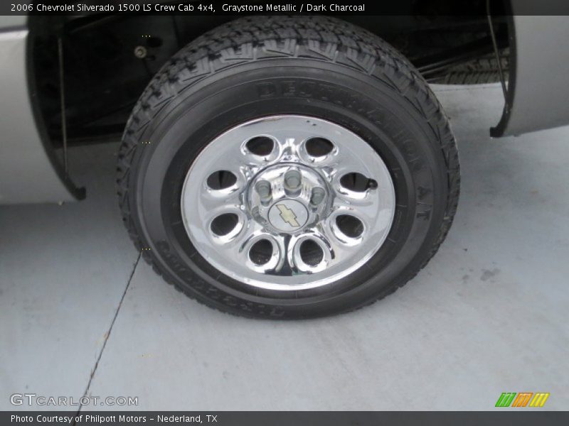 Graystone Metallic / Dark Charcoal 2006 Chevrolet Silverado 1500 LS Crew Cab 4x4