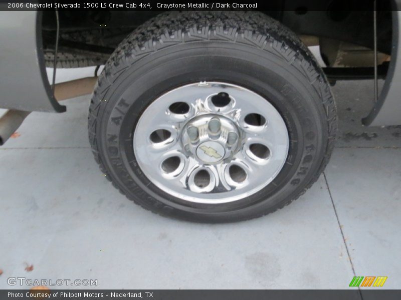Graystone Metallic / Dark Charcoal 2006 Chevrolet Silverado 1500 LS Crew Cab 4x4