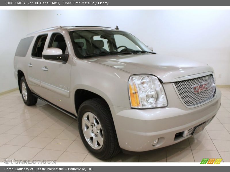 Silver Birch Metallic / Ebony 2008 GMC Yukon XL Denali AWD