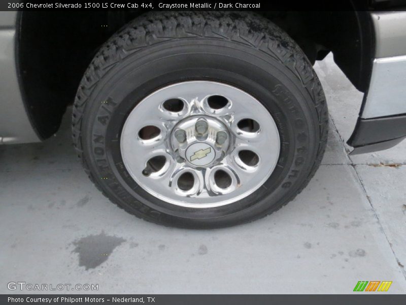 Graystone Metallic / Dark Charcoal 2006 Chevrolet Silverado 1500 LS Crew Cab 4x4