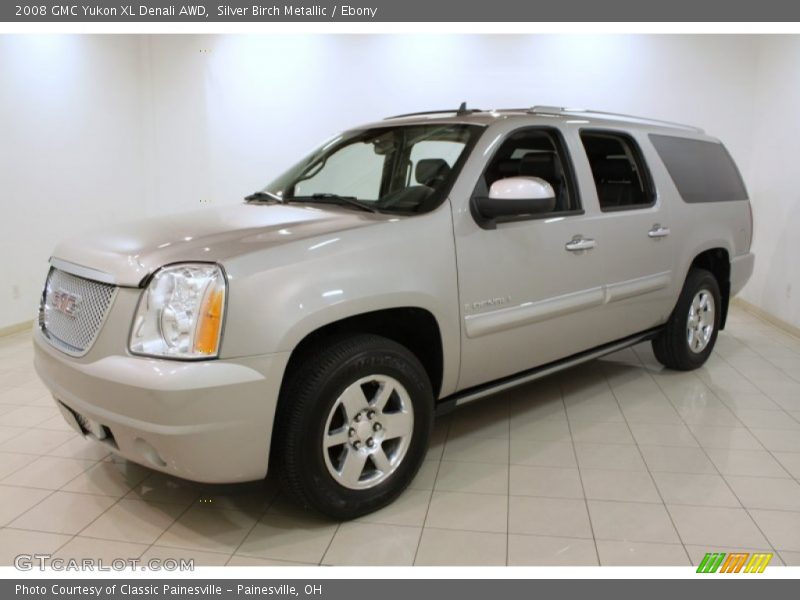 Silver Birch Metallic / Ebony 2008 GMC Yukon XL Denali AWD