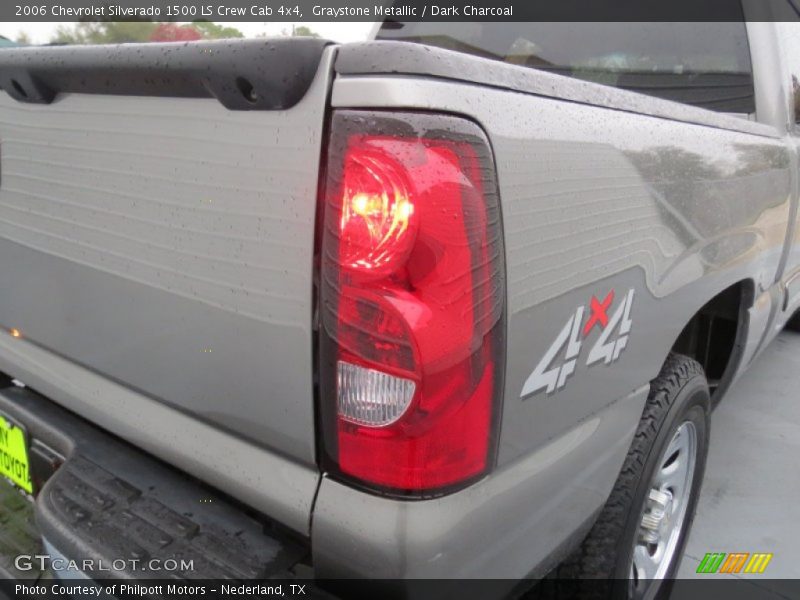Graystone Metallic / Dark Charcoal 2006 Chevrolet Silverado 1500 LS Crew Cab 4x4