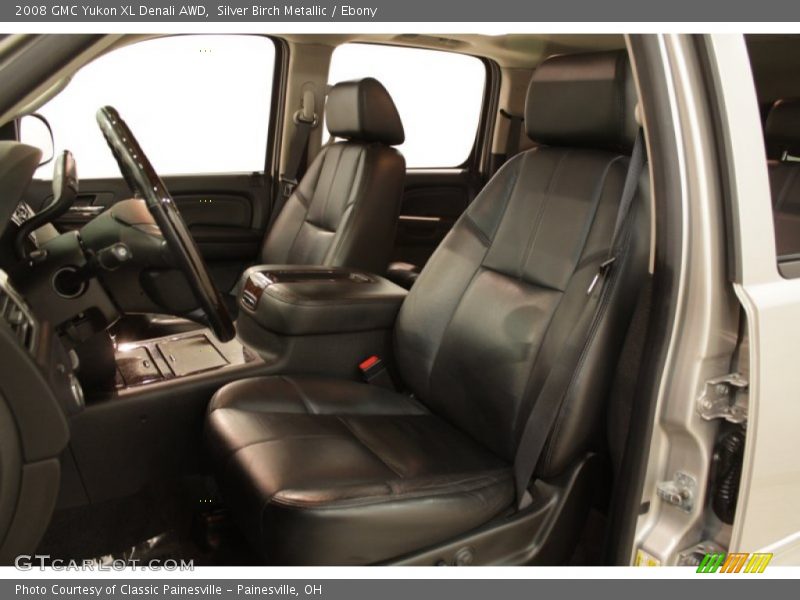 Silver Birch Metallic / Ebony 2008 GMC Yukon XL Denali AWD