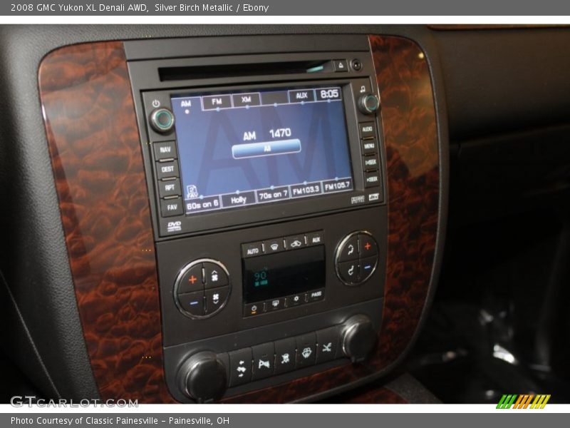 Silver Birch Metallic / Ebony 2008 GMC Yukon XL Denali AWD