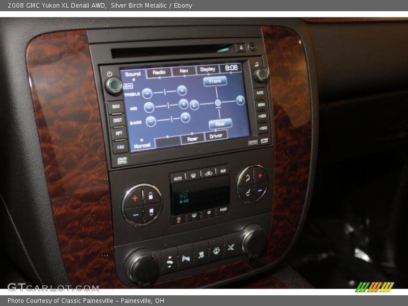 Silver Birch Metallic / Ebony 2008 GMC Yukon XL Denali AWD