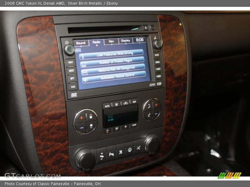 Silver Birch Metallic / Ebony 2008 GMC Yukon XL Denali AWD