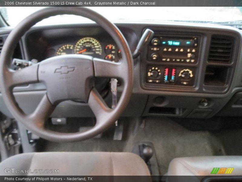 Graystone Metallic / Dark Charcoal 2006 Chevrolet Silverado 1500 LS Crew Cab 4x4
