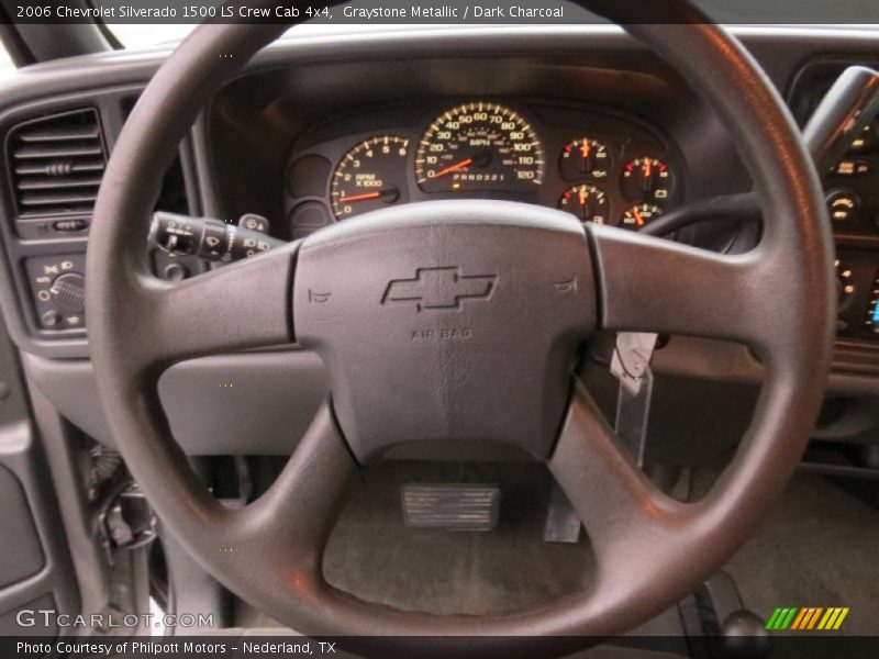 Graystone Metallic / Dark Charcoal 2006 Chevrolet Silverado 1500 LS Crew Cab 4x4