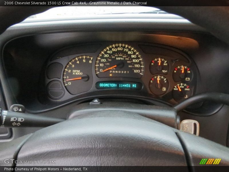 Graystone Metallic / Dark Charcoal 2006 Chevrolet Silverado 1500 LS Crew Cab 4x4