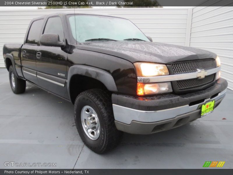 Black / Dark Charcoal 2004 Chevrolet Silverado 2500HD LS Crew Cab 4x4