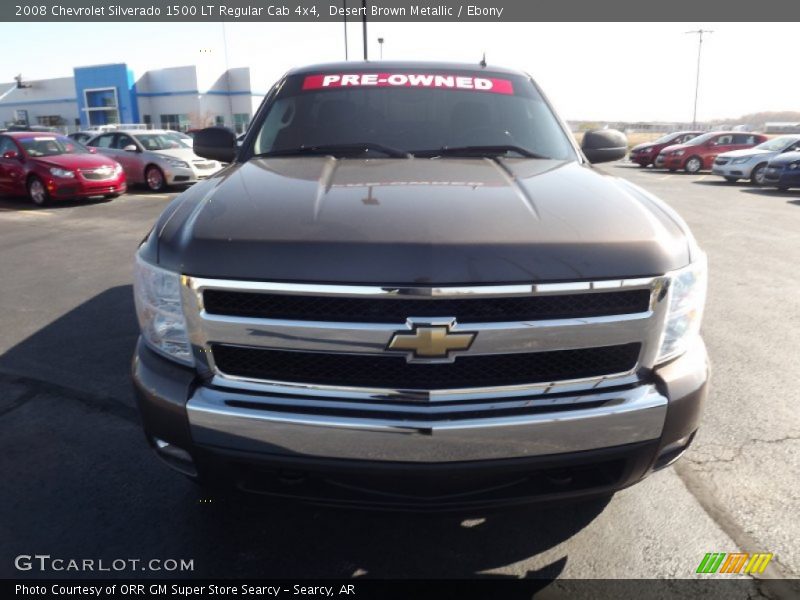 Desert Brown Metallic / Ebony 2008 Chevrolet Silverado 1500 LT Regular Cab 4x4