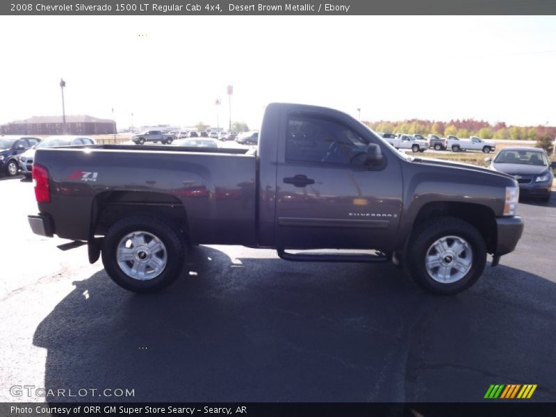 Desert Brown Metallic / Ebony 2008 Chevrolet Silverado 1500 LT Regular Cab 4x4