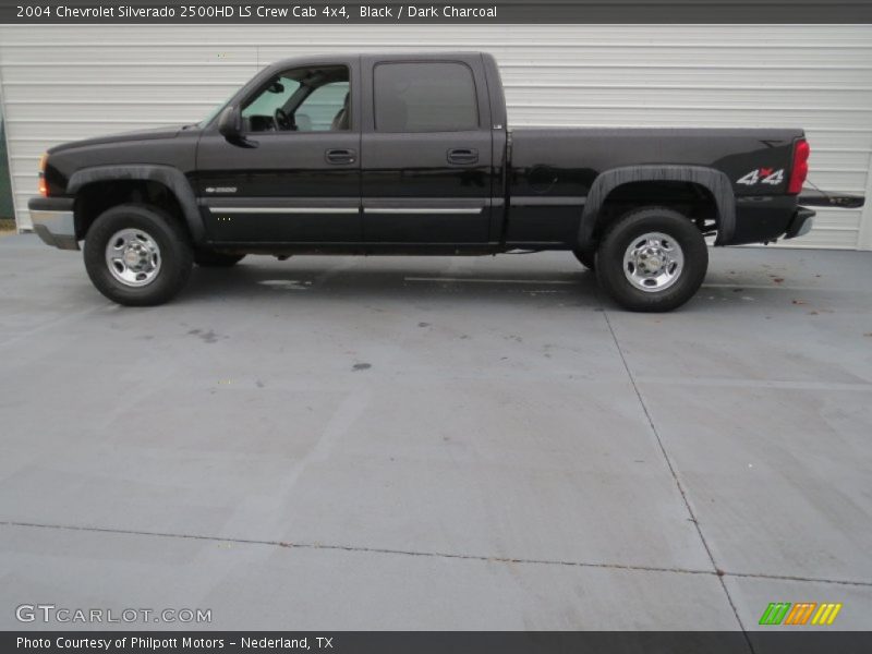 Black / Dark Charcoal 2004 Chevrolet Silverado 2500HD LS Crew Cab 4x4