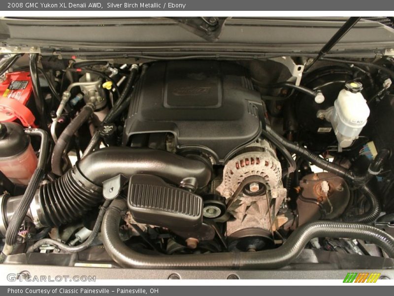 Silver Birch Metallic / Ebony 2008 GMC Yukon XL Denali AWD