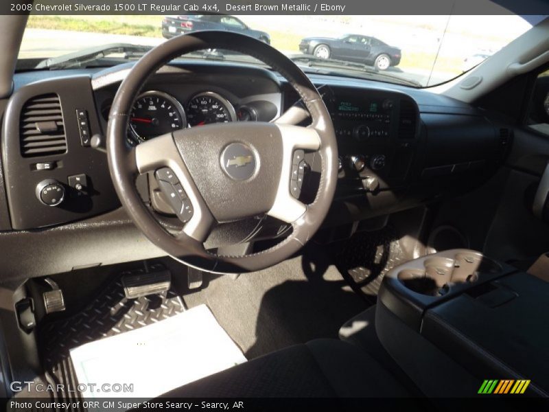 Desert Brown Metallic / Ebony 2008 Chevrolet Silverado 1500 LT Regular Cab 4x4