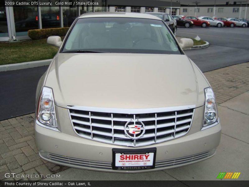 Gold Mist / Shale/Cocoa 2009 Cadillac DTS Luxury