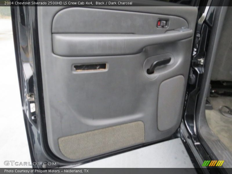 Black / Dark Charcoal 2004 Chevrolet Silverado 2500HD LS Crew Cab 4x4
