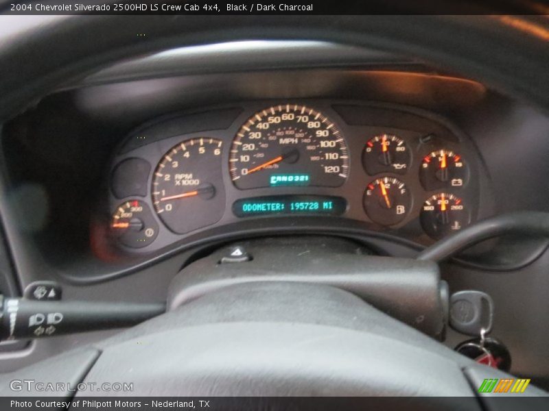 Black / Dark Charcoal 2004 Chevrolet Silverado 2500HD LS Crew Cab 4x4