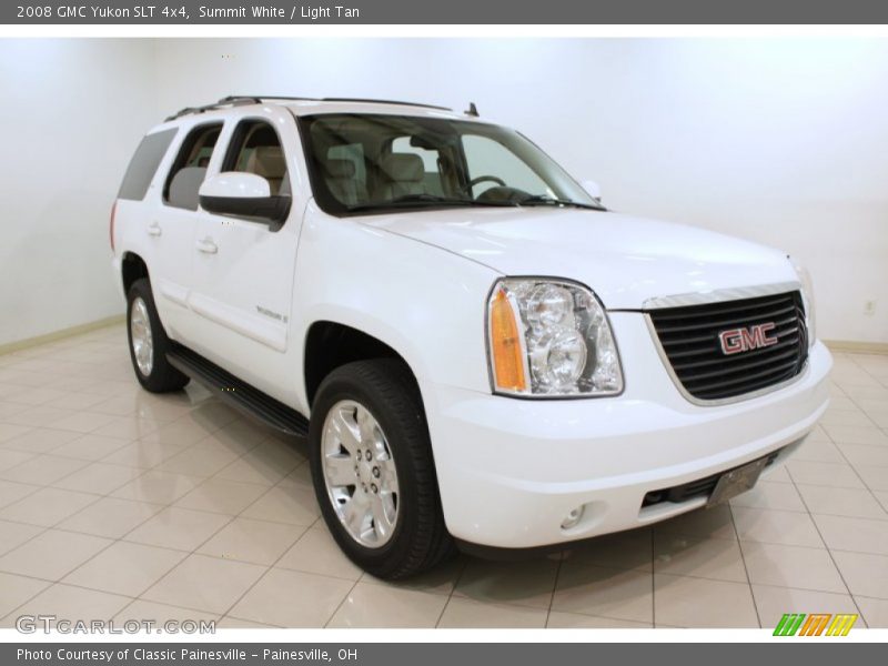 Summit White / Light Tan 2008 GMC Yukon SLT 4x4