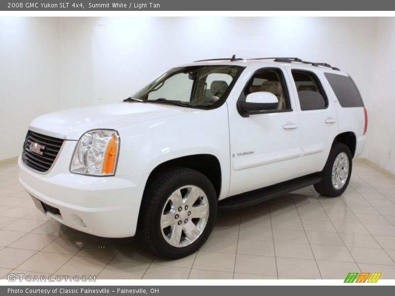 Summit White / Light Tan 2008 GMC Yukon SLT 4x4