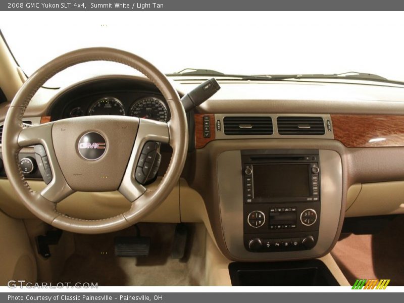 Summit White / Light Tan 2008 GMC Yukon SLT 4x4