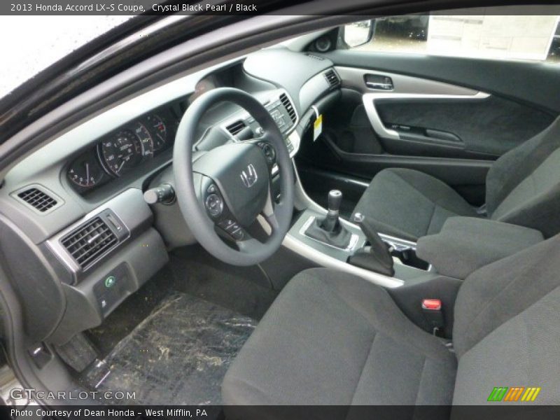 Black Interior - 2013 Accord LX-S Coupe 