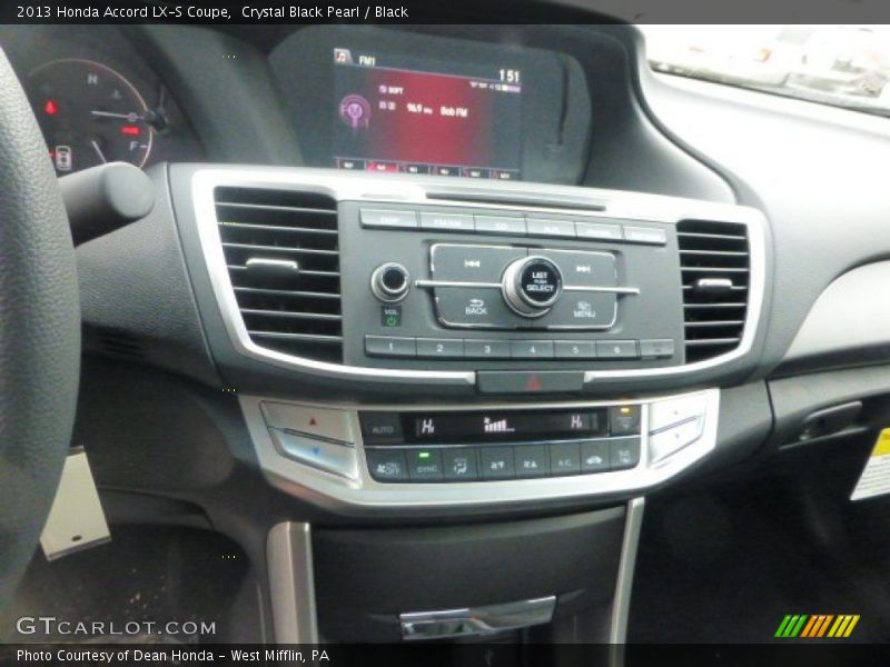 Controls of 2013 Accord LX-S Coupe